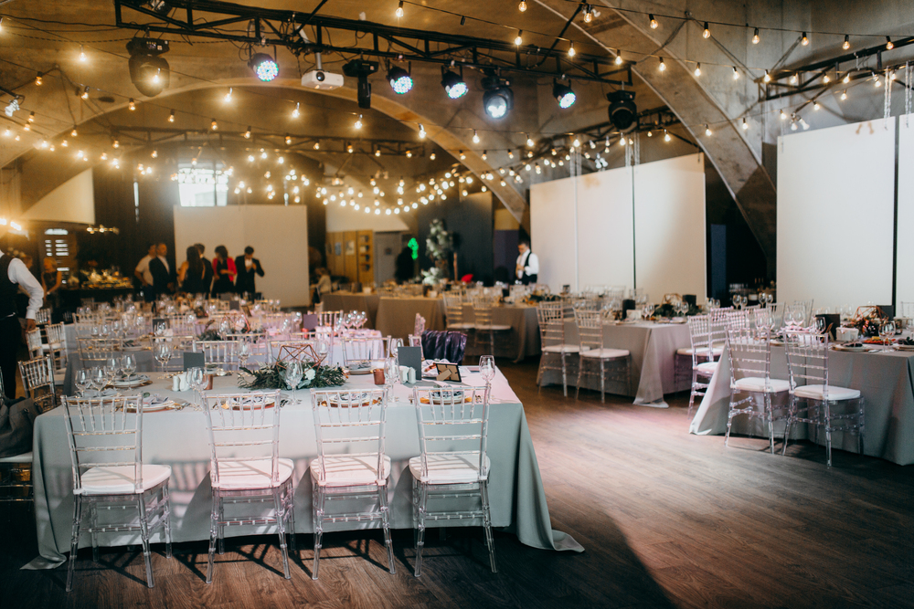  compact seating at wedding tables 