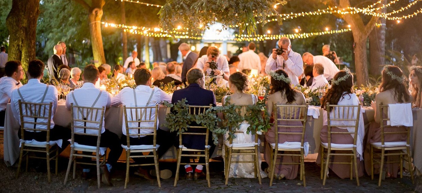  Typical seating for guests at the table 