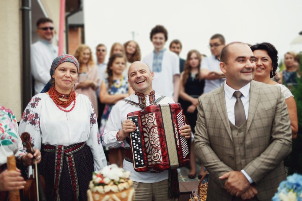украинский фолькльор на свадьбе